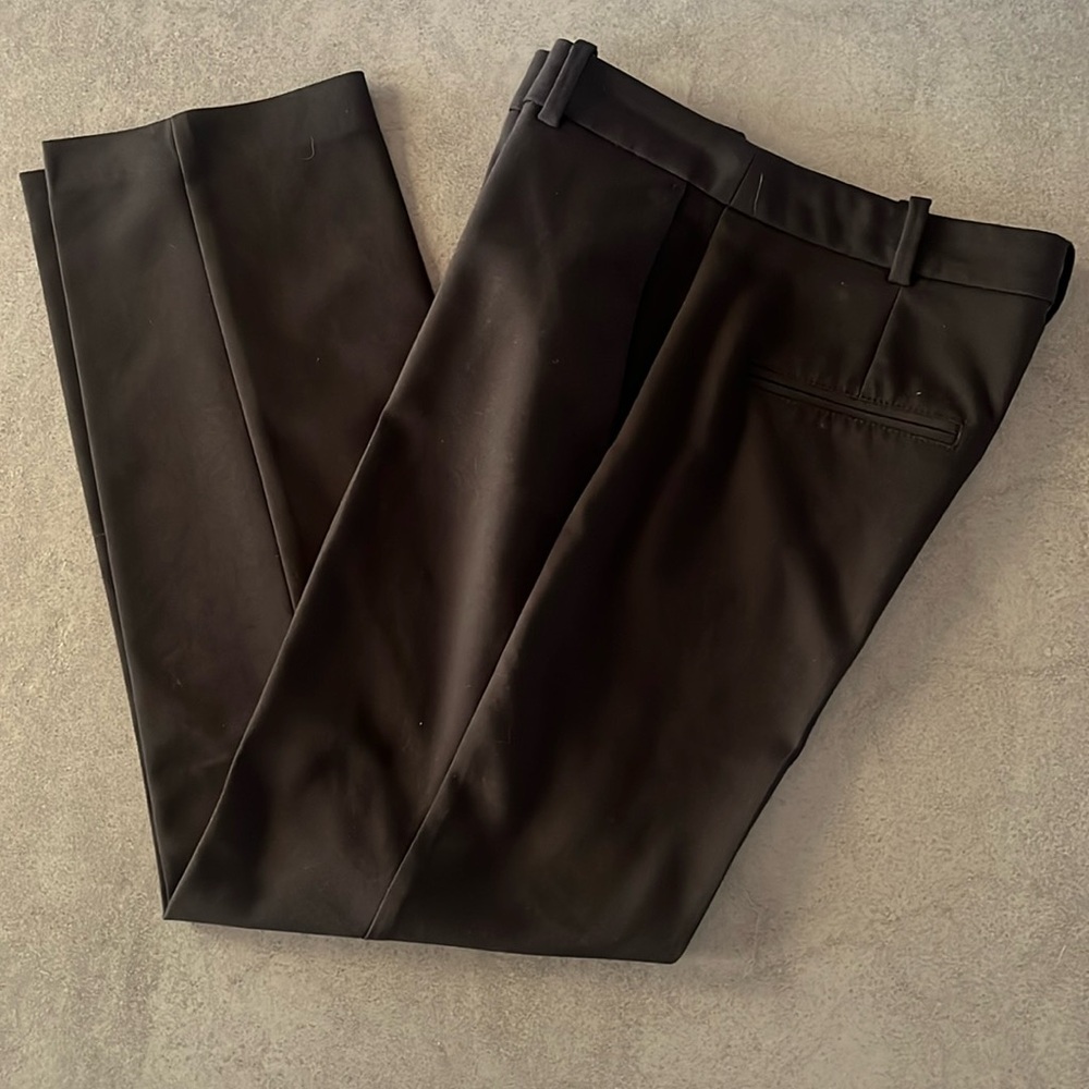 Zara Black Straight-Leg Pants